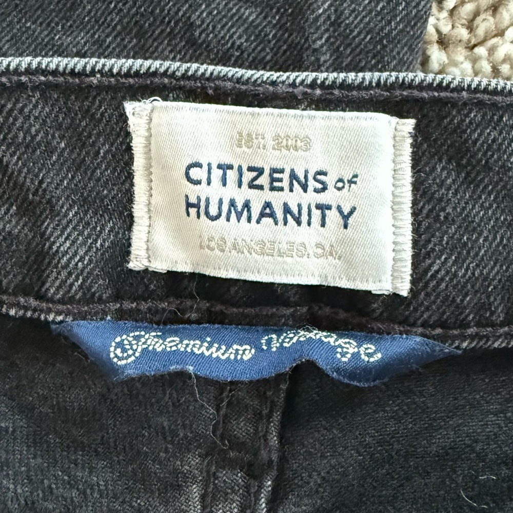 Citizens Of Humanity Vidia Gray Black Boot Cut Jeans - Picture 13 of 15